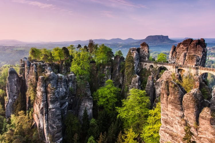 Felsen in der sächsischen Schweiz