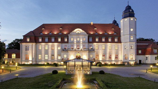 Hotel am Abend