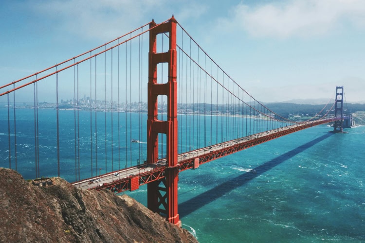 Golden Gate Bridge in San Francisco