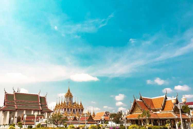 Tempelanlage in Thailand